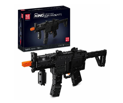 Zabawka edukacyjno-interaktywna Mould King Klocki konstrukcyjne Replika pistoletu maszynowego MP5